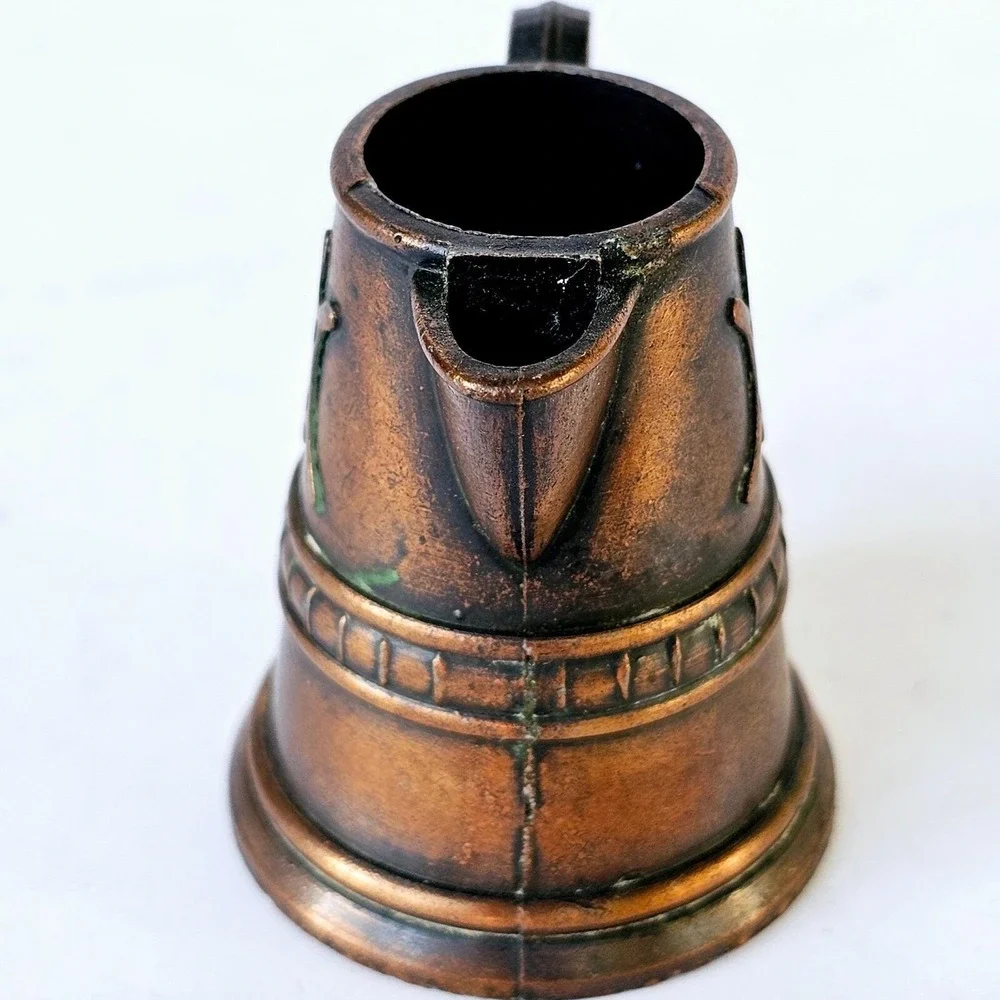 1977 Durham Industries Miniature Pitcher Diecast Copper Tone Item 43 Collectible